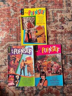 H R Pufnstuf #5 Gold Key 1971 Photo Cover Sid & Marty Croft TV Show Fine